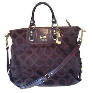 Madison Julianne Chocolate Brown Satchel